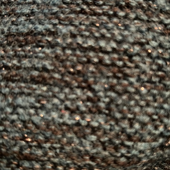Knit turtleneck with tinsel highlights! - Picture 3 of 4